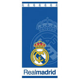Real Madrid handdoek LG blauw 70 x 140 cm
